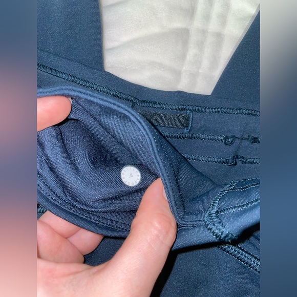 Lululemon Navy Blue Crop Leggings - Picture 3 of 5